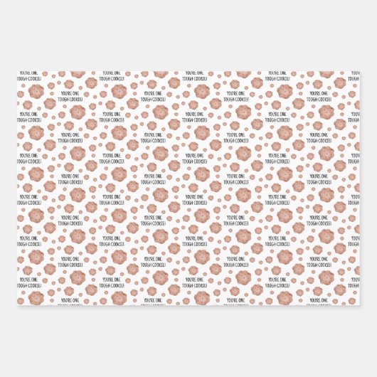 Ein hartes Kekswackelpapier Geschenkpapier Set (Vorderseite 3)