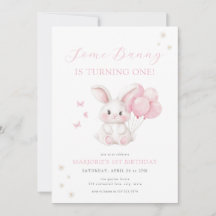Ein Häschen Frühling Mädchen Rosa Hase Erster Gebu