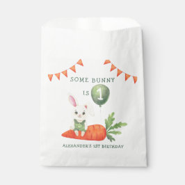 Ein Häschen wird ein Jahr alt Geschenktütchen