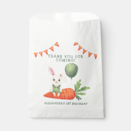 Ein Häschen wird Eins Geburtstags Dankeschön Geschenktütchen