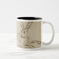 Ein Hase-Betrieb, wenn die Ohren (Stift u. Tinte