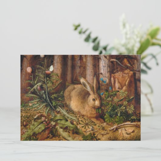 Ein Hase im Wald | Hans Hoffmann (Stehend Vorderseite)