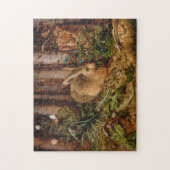 Ein Hase im Wald | Hans Hoffmann Puzzle (Vertikal)