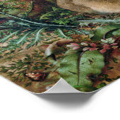 Ein Hase im Wald Poster (Ecke)