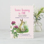 Ein Hase ist eins, Klee Einladung (Stehend Vorderseite)