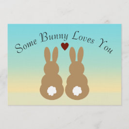 Ein Hase liebt dich Einladung