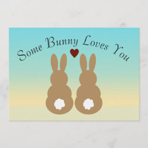 Ein Hase liebt dich Einladung