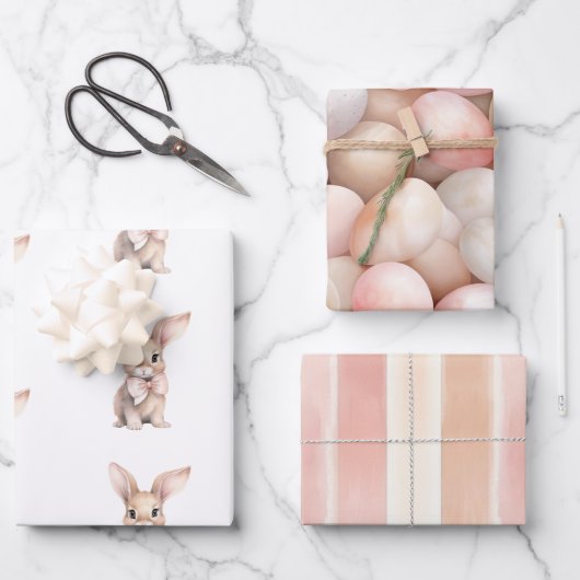 Ein Hase liebt dich   Geschenkpapier Set (Vorderseite)