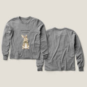 Ein Hase liebt dich grüner Schleifen-Ostern (Design Vorder- & Rückseite)