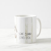 Ein Hase liebt dich Kaffeetasse (VorderseiteRechts)
