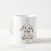 Ein Hase liebt dich Kaffeetasse (Vorderseite Links)