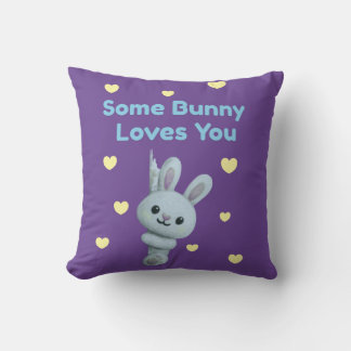 Ein Hase liebt dich Kissen