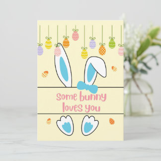 Ein Hase liebt dich | Lustiger Osterschwank Karte
