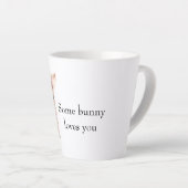 Ein Hase liebt dich Milchtasse (Rechte Ecke)