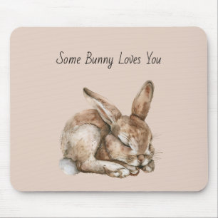 Ein Hase liebt dich Mousepad