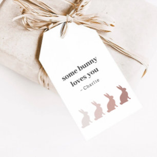 Ein Hase liebt dich Ostern Geschenkanhänger