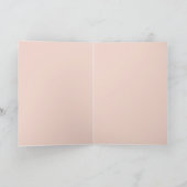 Ein Hase liebt dich Rosa Karte (Innenseite)