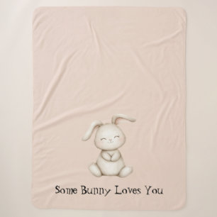 Ein Hase liebt dich Sherpadecke