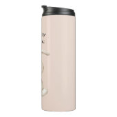 Ein Hase liebt dich Thermosbecher (Nach rechts gedreht)