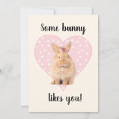 Ein Hase mag dich Dankeskarte (Vorderseite)