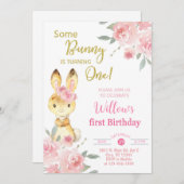 Ein Hase verwandelt die Einladung eines Mädchens z (Vorne/Hinten)