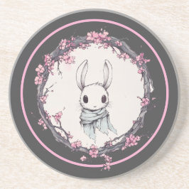 Ein Hasen-Frühling, Kirschblüten, Sandstein-Unters Getränkeuntersetzer