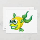 Ein hässlicher Fisch Postkarte (Vorne/Hinten)