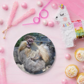 Ein hässliches, flauschiges Huhn, Pappteller (Party)