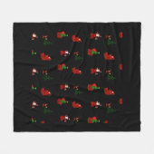 Ein hässliches Weihnachtsmuster Fleecedecke (Vorderseite (Horizontal))