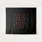 Ein hässliches Weihnachtsmuster Wandteppich (Vorderseite (Horizontal))