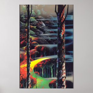 Ein Hauch von Herbst - Magischer Realismus Eyvind Poster