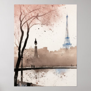 Ein Hauch von Paris - Aquarell - Poster