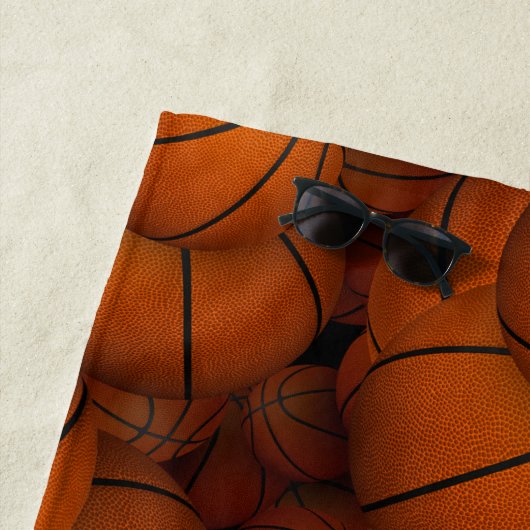 ein Haufen Basketball Jungs Sportmuster Strandtuch (Beispiel)