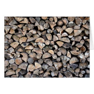 Ein Haufen Brennholz