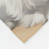 Ein Haufen Chin-Liebe Fleecedecke (Ecke)