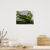 Ein Haufen frischer Senf-Grüntöne aus dem Bauer Poster (Küche)