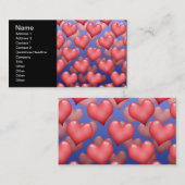 Ein Haufen Herz Visitenkarte (Vorne/Hinten)
