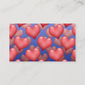 Ein Haufen Herz Visitenkarte (Rückseite)