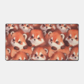 Ein Haufen roter Pandas Schreibtischunterlage (Vorderseite)