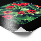 Ein Haufen roter Tulips Fotodruck (Ecke)