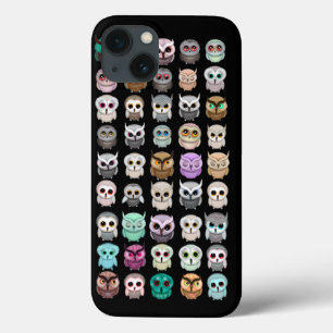 Ein Haufen süßer Eulen-Design iPhone 13 Hülle
