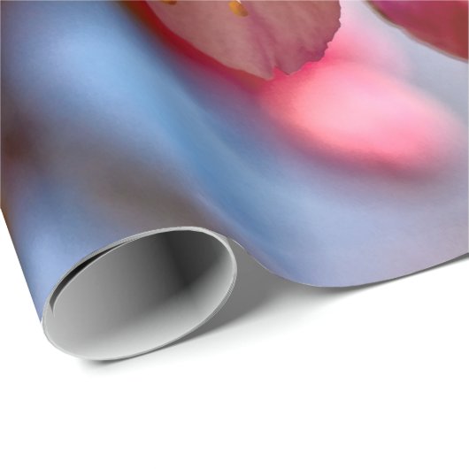 Ein Haufen süßer Kirschblüten aus Sakura Geschenkpapier (Rolleneckpunkt)