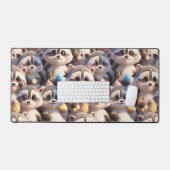 Ein Haufen Waschbären Schreibtischunterlage (Tastatur & Maus)