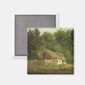Ein Haus im Frederiksdal-Wald in der Nähe Magnet (Vorderseite/Rückseite)