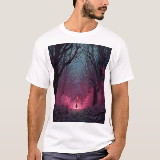 Ein Haus im Wald T-Shirt (Vorderseite)