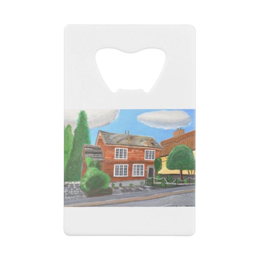 Ein Haus in Derby Geldbeutel Flaschenöffner (Vorderseite)