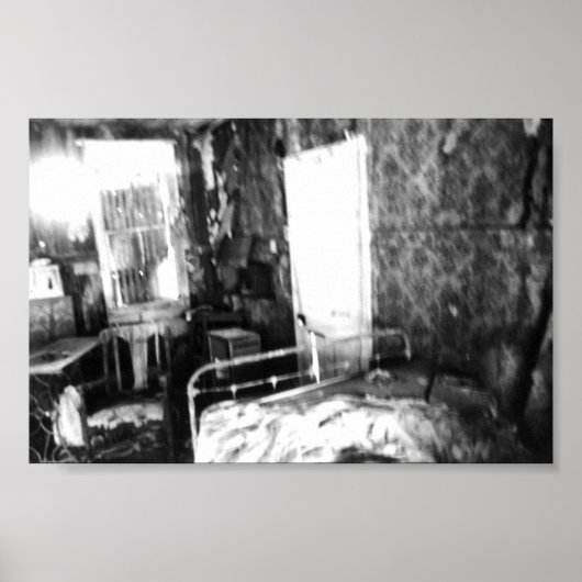 Ein Haus in Texas mit einer Abandonierung Poster (Vorne)