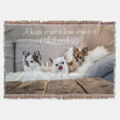 Ein Haus ist kein Zuhause Chihuahua-Throw-Blanket Decke (Vorderseite)