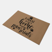 Ein Haus ist keine Zuhause ohne Pfotendrucke, Hund Fußmatte (Schrägansicht)