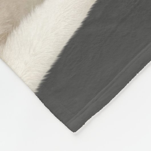 Ein Haus nicht eine Zuhause-weiße Katze Fleecedecke (Ecke)